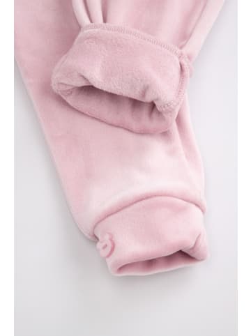 Coccodrillo Velours-Jogginghose in gedämpftes Rosa