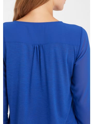 Fransa Zawov 1 Blouse regular fit in Clematis Blue