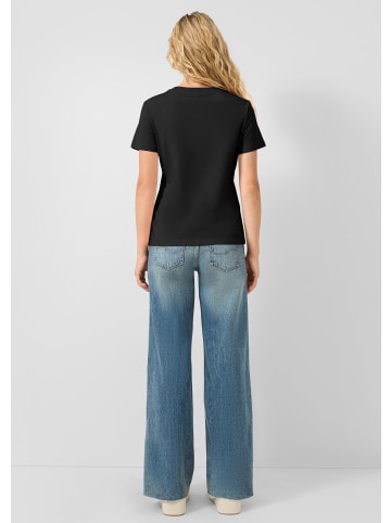 QS T-Shirt in 9999_schwarz