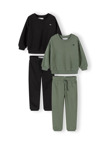 Minoti 2-tlg Jogginganzug NOSFLEECE202 in schwarz