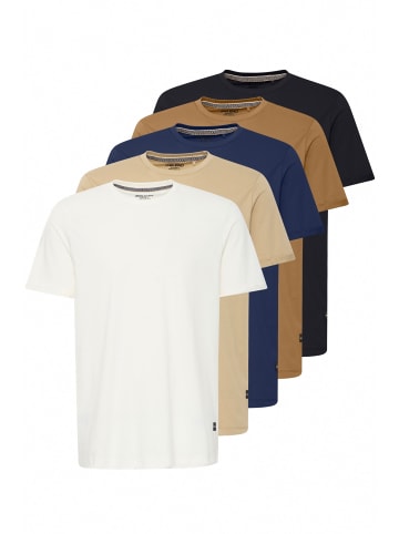 BLEND T-Shirt BHtee 5er-Pack in Schwarz
