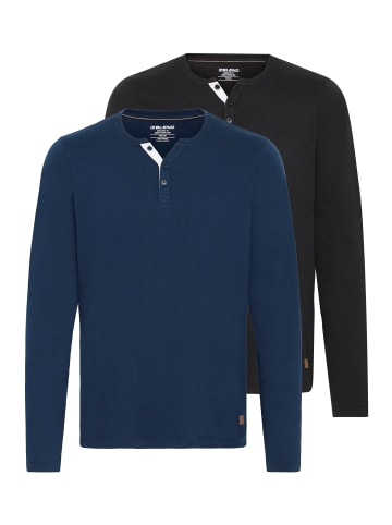 BLEND Langarmshirt BHHollie in Blau