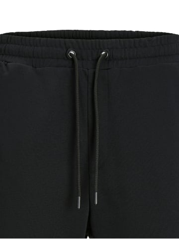 Jack & Jones Bermuda Sweat Shorts Kurze Komfort Fit Hose in Schwarz