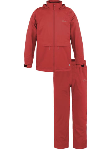 Normani Outdoor Sports Kinder Sommer Regenjacke und Regenhose in Rot