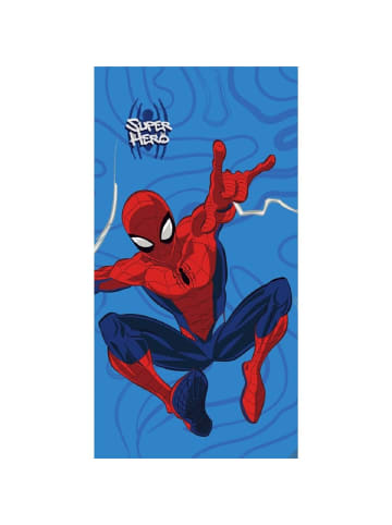 Spiderman Spiderman Baumwollhandtuch Badehandtuch Strandtuch 70x140 cm aus Baumw in Blau