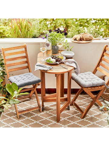 Butlers Gartenstuhl LODGE 2er-Set in Braun