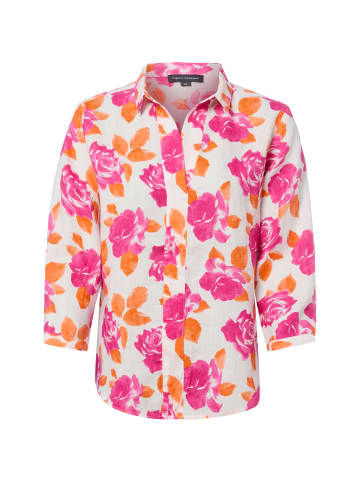 Franco Callegari Leinenbluse in pink orange - 0044