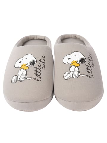 United Labels The Peanuts Hausschuhe Snoopy - Little cutie in grau