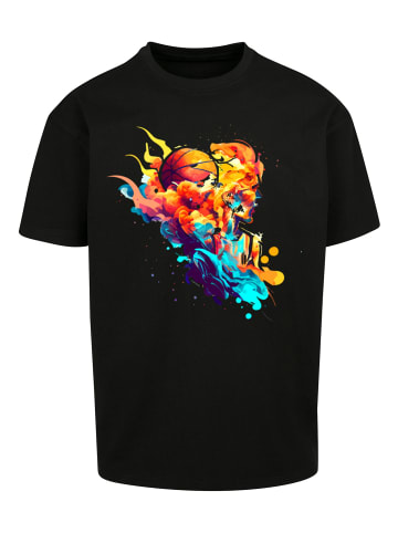 F4NT4STIC T-Shirt Basketball Sport Player OVERSIZE TEE in schwarz