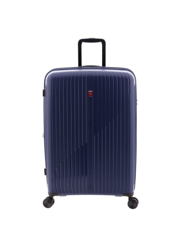 Gladiator 5000 4 Rollen Trolley 73 cm mit Dehnfalte blue