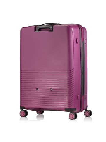 Pack Easy Jet 4 Rollen Trolley 75 cm mit Dehnfalte in vino