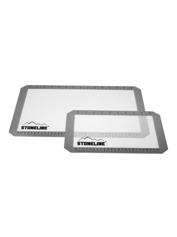 Stoneline Silikon Backmatte 29,5x21 und 42x29,5 cm Set 2-teilig in Grau