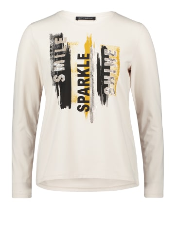 Betty Barclay Basic Shirt mit Placement in Beige/Taupe