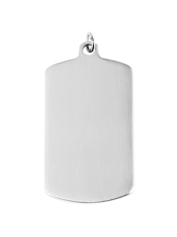 Adeliás Unisex Anhänger – Gravuranhänger aus Edelstahl in silber