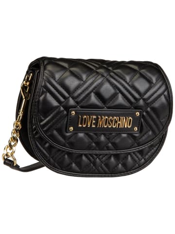 Love Moschino Bodybag Quilted Bag in Black/Gold