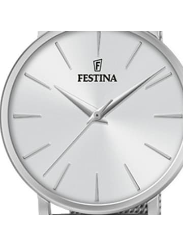 Festina Analog-Armbanduhr Festina Ladies Classic silber mittel (ca. 38mm)