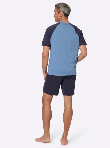 Sieh an! Shorty in marine-mittelblau