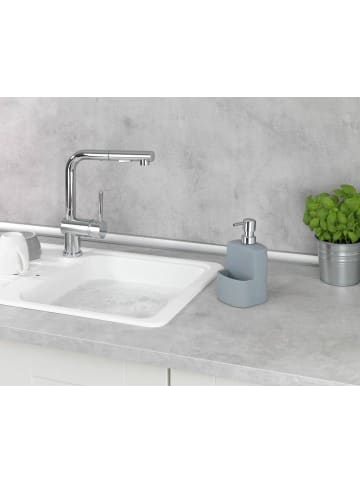 Wenko Küchenset FESTIVAL GREY, 2in1 in Grau, (B) 10 x (H) 18 x (L) 10 cm