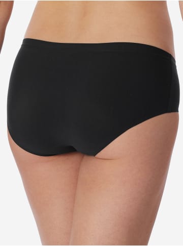 Schiesser Panty Invisible Cotton in schwarz, weiss