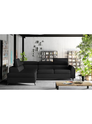 MF Design Katara Recamiere Links in Schwarz -  (L) 265 x (B) 265 x (H) 92 cm
