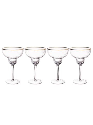 Butlers Cosmopolitanglas GOLDEN TWENTIES 4er-Set in Durchsichtig