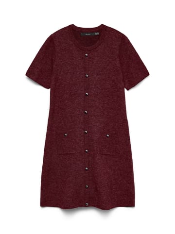 Vero Moda Strickkleid in Tawny Port