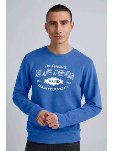 BLEND Rundhalspullover Sweatshirt - 20713265 in blau