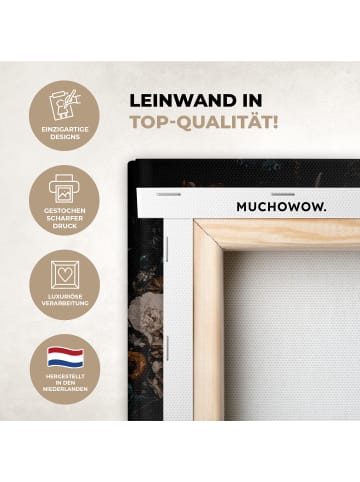 MuchoWow Leinwand bilder Blumenporträt (BxH)