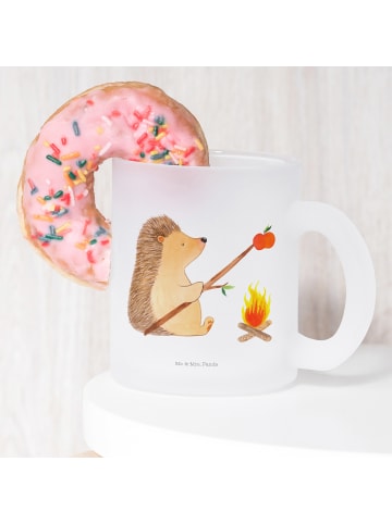 Mr. & Mrs. Panda Teetasse Igel Grillen ohne Spruch in Transparent