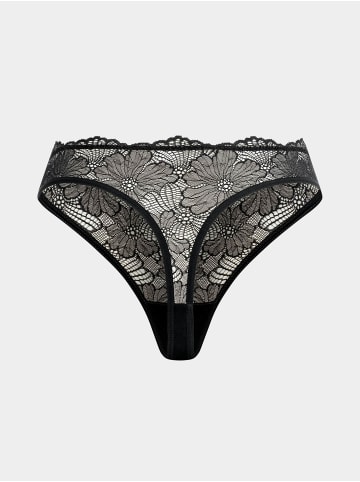 Erlich Textil  String CLASSY LACE STRING in black
