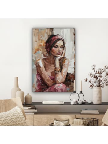 MuchoWow Poster mit Leiste Träumendes Porträt (BxH)