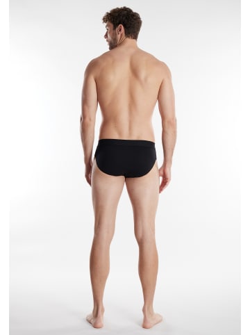 Götzburg Slip  2Er Pack X-Lastic in schwarz-dunkel-uni