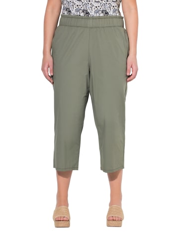 Ulla Popken Schlupfhose in olivgrau