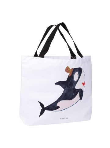 Mr. & Mrs. Panda Schultasche Orca Zylinder ohne Spruch in Weiß