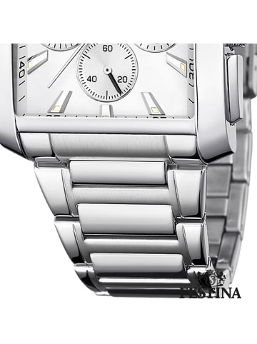 Festina Chronograph-Armbanduhr Festina Timeless Chronograph silber mittel (ca. 37mm)