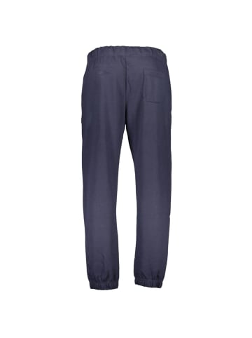GianMarco Venturi Blaue Baumwoll-Trainingshose