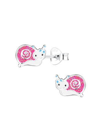 Alexander York Kinderohrstecker SCHNECKE mit Glitzer, 2-tlg.