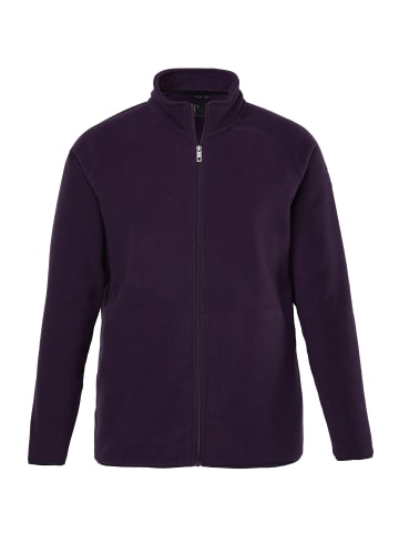 JP1880 Fleecejacke in dunkelviolett