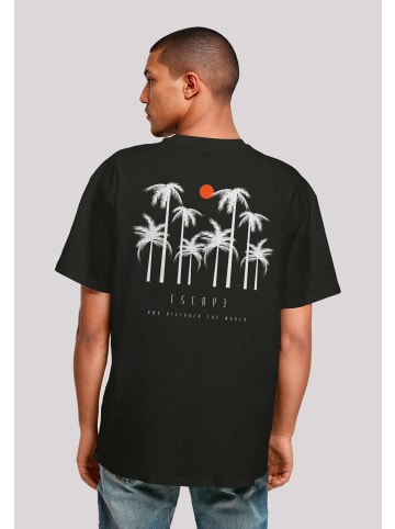 F4NT4STIC T-Shirt Oversize Discover Palm Trees in schwarz