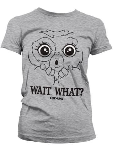 Gremlins Shirt "Wait. What? Girly Tee" in Grau