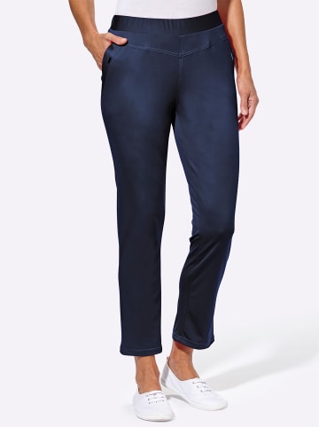 WITT WEIDEN Doppelpack Hosen in marine + marine-getupft