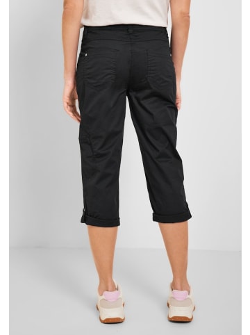 Cecil Papertouch Casual Fit Hose in Schwarz