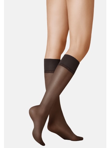Kunert Feinkniestrümpfe Satin Look 20 glänzend in Black