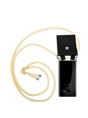 cadorabo Handykette für Samsung Galaxy NOTE 9 Hülle in CREME BEIGE