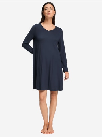 Hanro Nachthemd Sleep & Lounge in deep navy