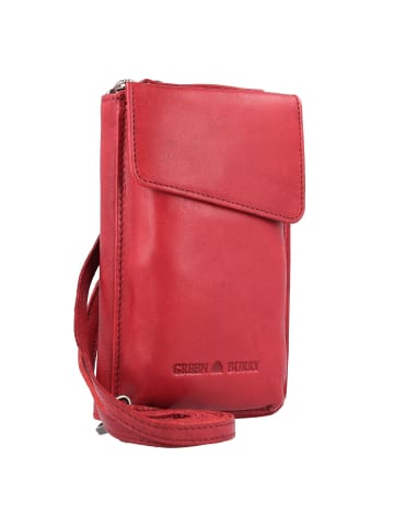 Greenburry Handytasche Leder 10 cm in red