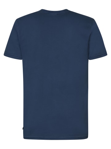 Petrol Industries T-Shirt mit Aufdruck Palmetto in Blau