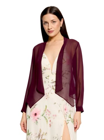 Vera Mont Blusenjacke ohne Verschluss in Strong Aubergine