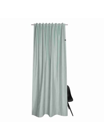 Schöner Wohnen Kollektion Blickdichter Schlaufenvorhang SOFT 1 in Lindgrün