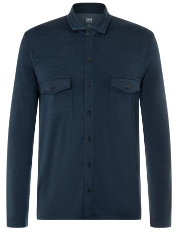 super.natural Merino Hemd M ADVENTURE SHIRT in blau